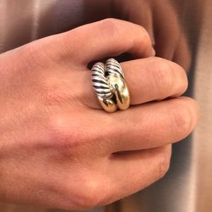 David Yurman infinity knot ring size 6